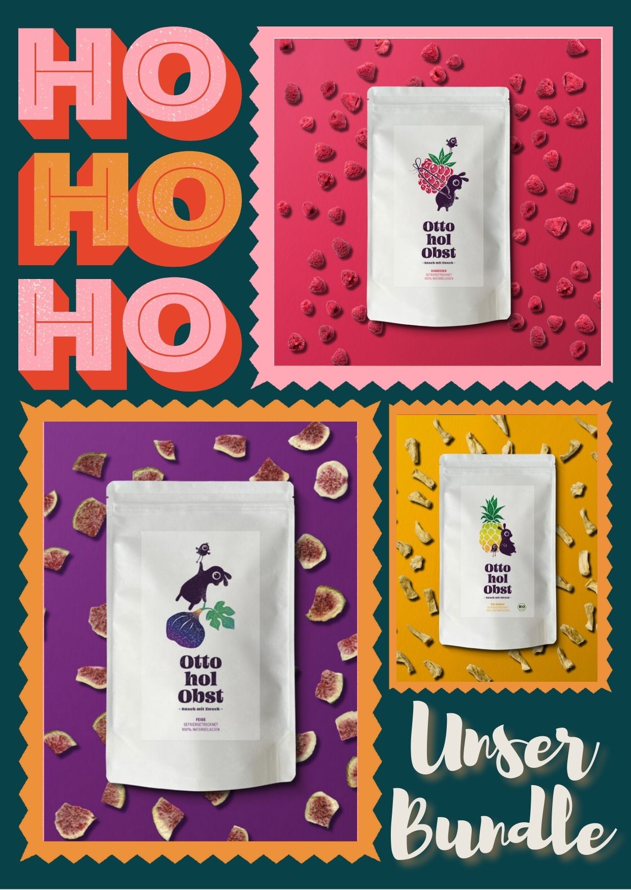 Bundle gefriergetrocknete Früchte